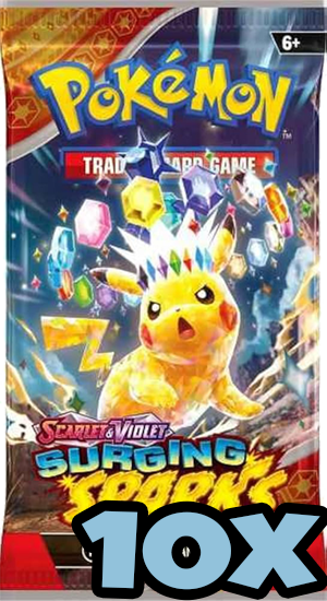 10x Surging Sparks Booster Pack 🇺🇸