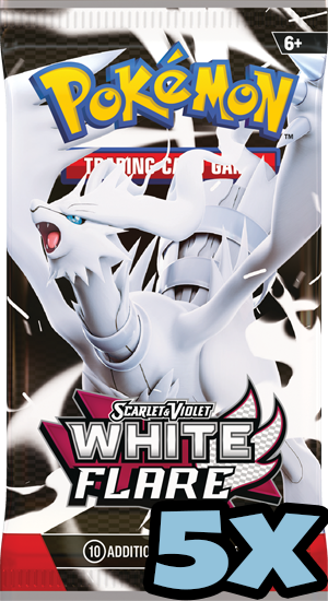 5x White Flare Booster pack 🇺🇸